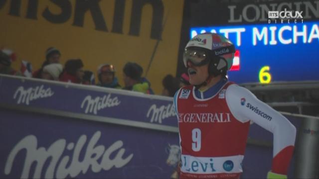 Levi (FIN). Slalom messieurs (2e m). Daniel Yule (SUI-9e de la 1re manche)
