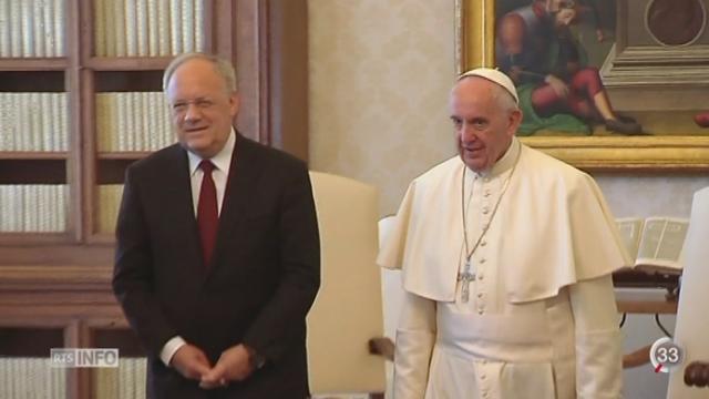 Schneider-Ammann a rencontré le pape François