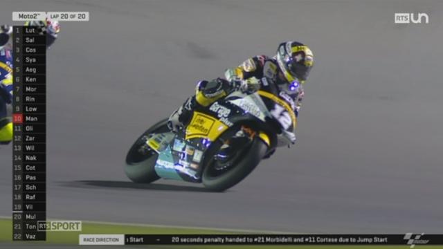 Moto 2: Thomas Lüthi gagne le premier Grand Prix au Qatar avec brio