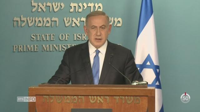 Benyamin Netanyahou a vivement réagi au discours de John Kerry