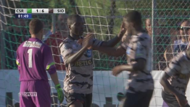 CS Romontois - FC Sion (1-6): victoire facile des Valaisans à Romont (FR)