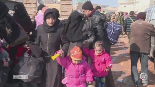 Le sort des dizaines de milliers de civils fuyant les combats à Alep préoccupe les Nations unies