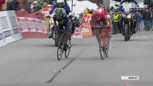 Ilnur Zakarin s'impose au sprint devant le Colombien Nairo Quintana