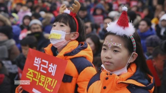 Des dizaines de milliers de manifestants dans la rue à Séoul