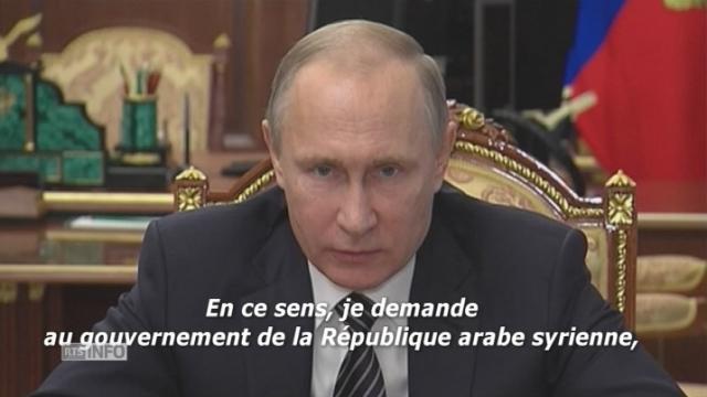 Vladimir Poutine précise les conditions de la trêve