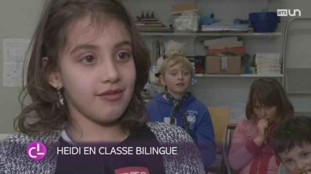 BE: des élèves s'essayent au doublage et à la traduction du film "Heidi"