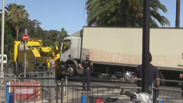 L'évacuation du camion fou à Nice