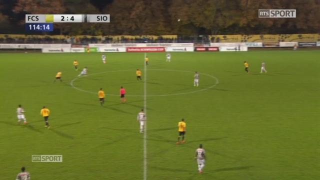 Dernier 1-8 de finale. FC Schaffhouse - FC Sion (2-5). 115e minute: Carlitos sale l’addition