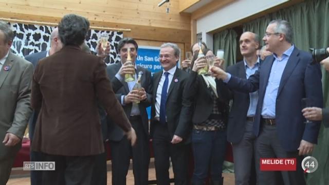 Votations - Tunnel du Gothard: les habitants du Tessin sont soulagés de ce résultat