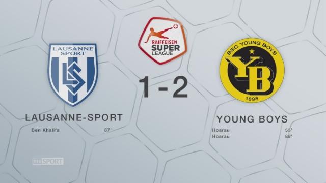 16e journée, Lausanne - YB (1-2)