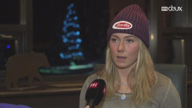 Ski alpin: la réaction de Mikaela Shiffrin, Première du classement général