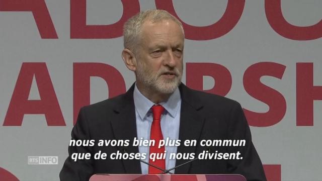 Jeremy Corbyn: "Nous avons dans notre parti bien plus en commun que ce qui nous divise"