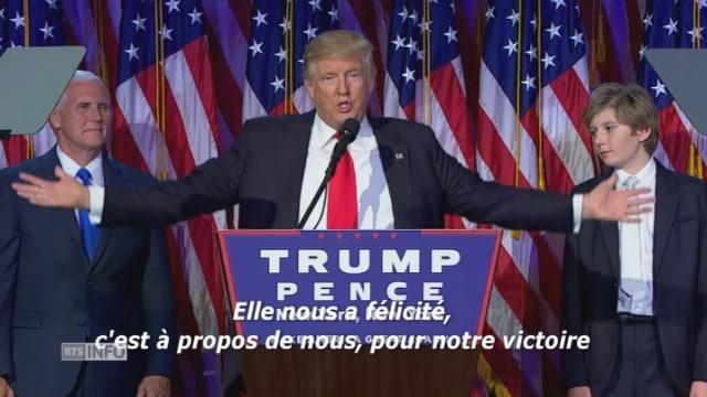 Le premier discours de Donald Trump, version sous-titrée