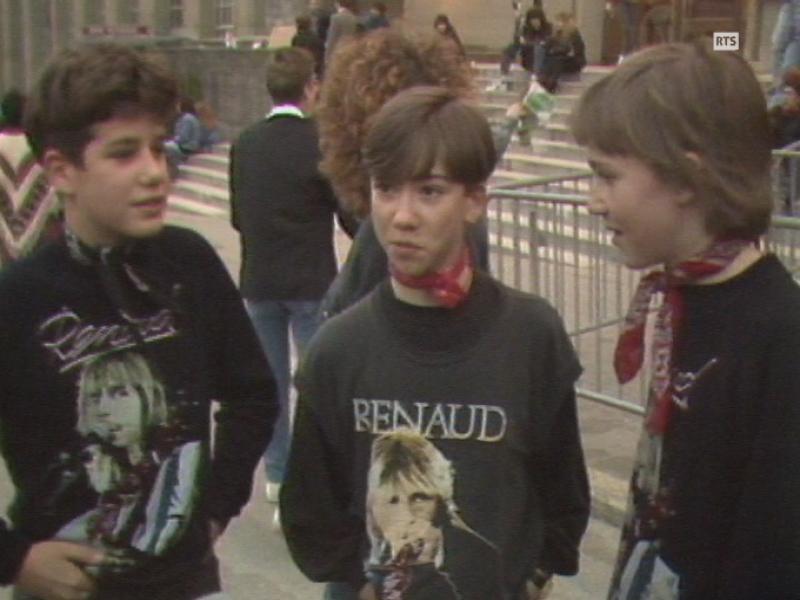 Fans de Renaud en 1989. [RTS]