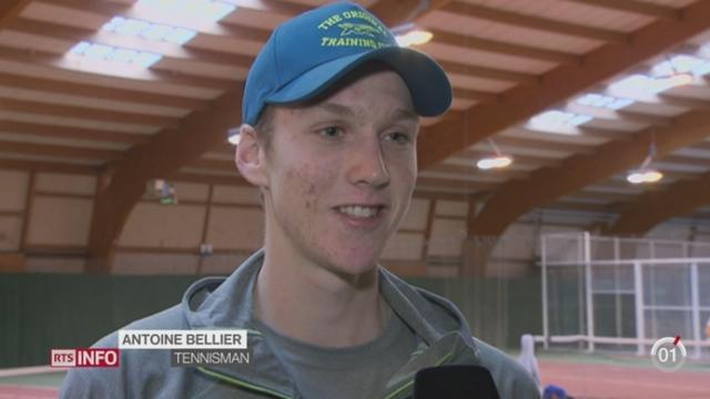 Tennis- Coupe Davis: Antoine Bellier, un Genevois de 19 ans, va disputer le 1er tour contre l'Italie en tant que n°4