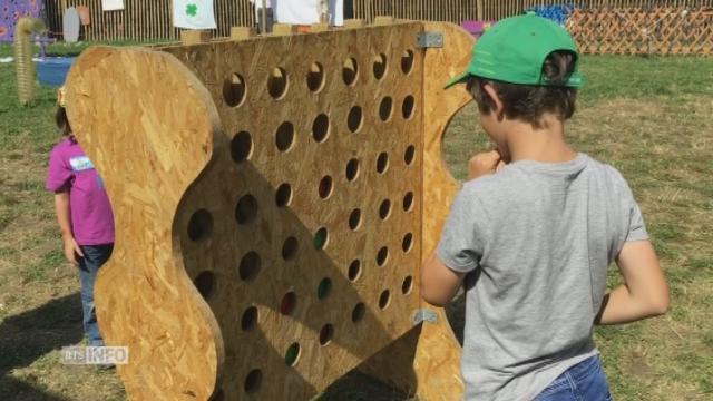 L'aire de jeux de Paléo