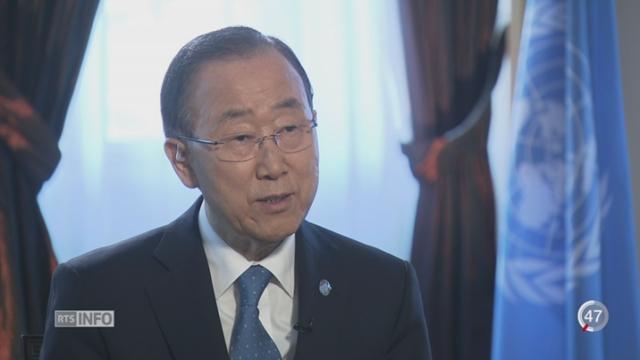 Entretien avec Ban Ki-moon, secrétaire générale de l’ONU