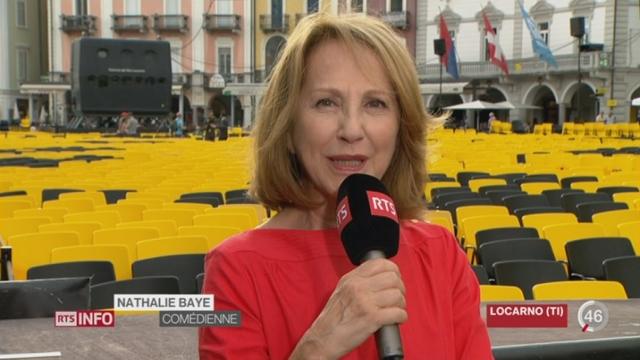 Festival de Locarno - "Moka": l'interview de Nathalie Baye, Comédienne