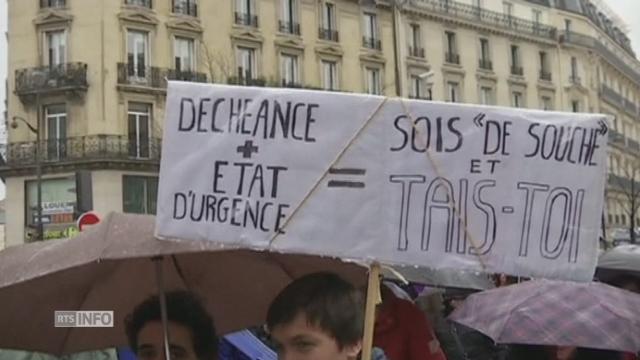 Manifestation contre l'état d'urgence à Paris