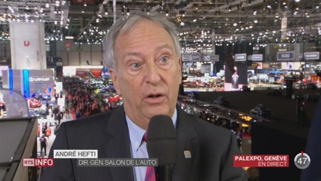 GE- Ouverture du Salon de l'Auto 2016: entretien avec André Hefti, directeur général de l'évènement