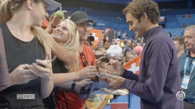 Tennis - Hopman Cup: le retour de Federer en compétition est accueilli triomphalement par le public