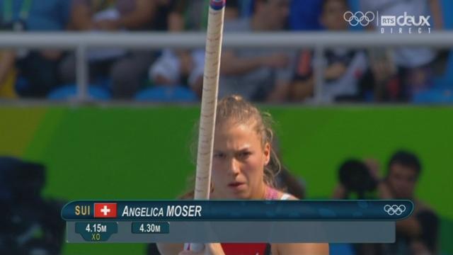 Saut à la perche, dames: Premier saut raté à 4.30 m pour Angelica Moser