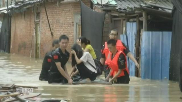 Le typhon Megi provoque d'énormes inondations
