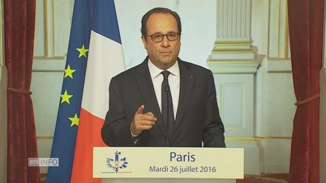 Extrait de l'allocution de François Hollande après l'attentat de l'église