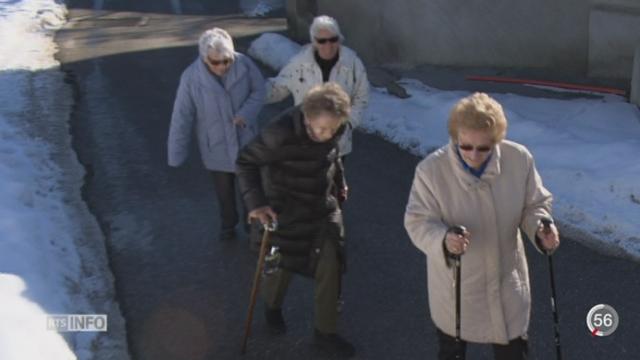 VS: les sept mamies marcheuses de la commune d’Ayent atteignent 593 ans en cumulant leurs âges