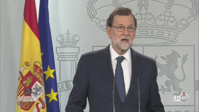 En Espagne, Mariano Rajoy donne huit jours à la Catalogne pour renoncer