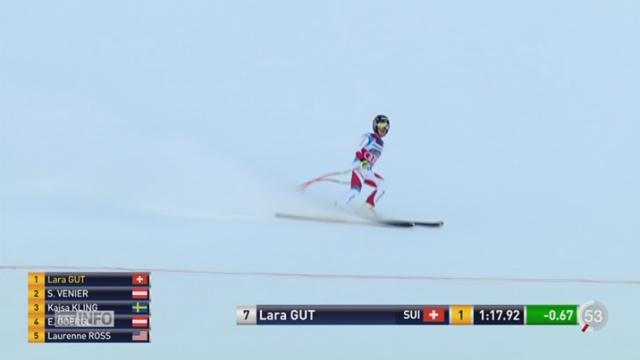 Ski alpin: Lara Gut remporte le super G de Garmisch