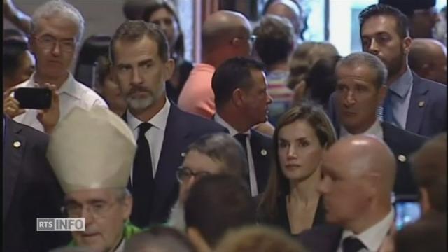 Messe à la mémoire des victimes des attentats à la Sagrada Familia