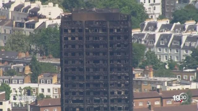 L'incendie de Londres: le bilan s'alourdit