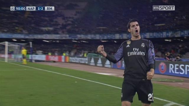 Ligue des champions, 1-8 retour: Naples – Real Madrid 1-3, 90e Morata