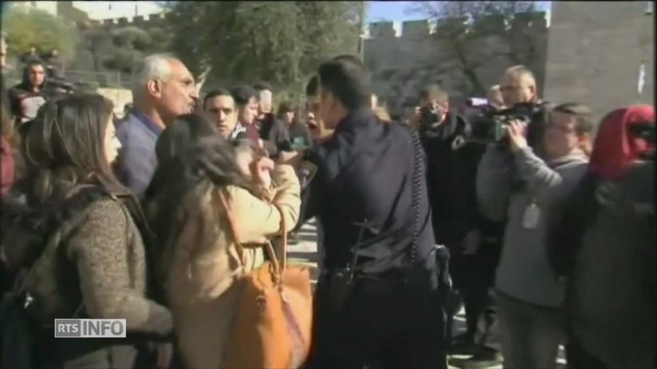 Heurts entre manifestants palestiniens et police israélienne à Jérusalem