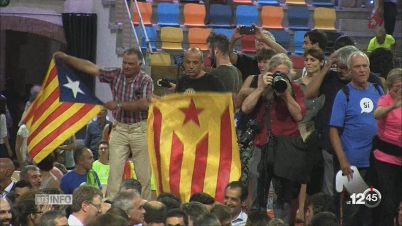 Les indépendantistes catalans ont lancé leur campagne lors d’un grand meeting