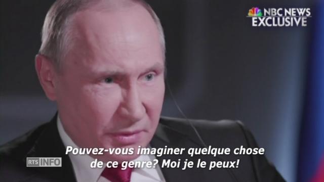 Vladimir Poutine: "les hackers peuvent se trouver n'importe où"