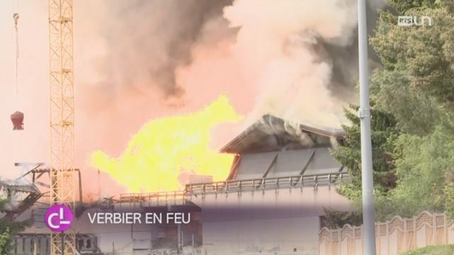 VS: le centre sportif de Verbier est parti en flammes