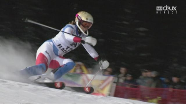Slalom dames, 1re manche: Michelle Gisin (SUI)