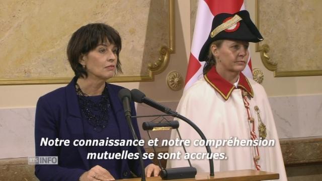 Doris Leuthard: "Nos relations sont plus étroites que jamais"