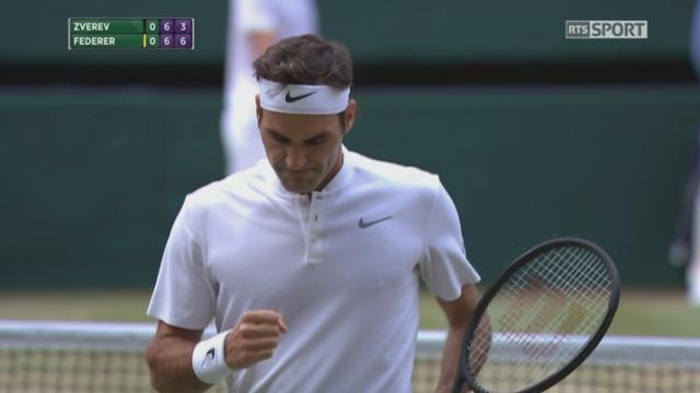 Wimbledon, 3e tour: M. Zverev (GER) - Federer (SUI) 6-7
