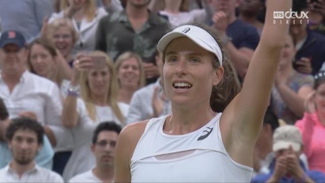 Wimbledon, 1-4 :  Konta (GBR) bat Halep (ROU) 6-7 7-6 6-4