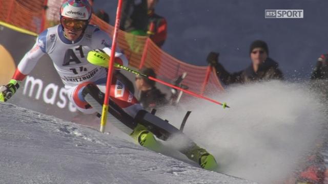 Kitzbühel, 1re manche slalom: Daniel Yule (SUI)