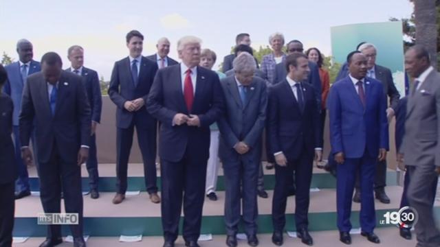 Clôture du sommet du G7: divergences américaines