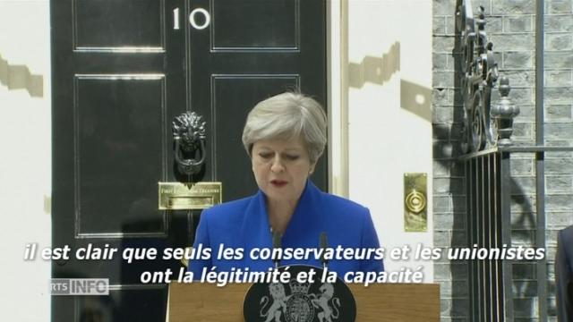 Theresa May annonce un nouveau gouvernement