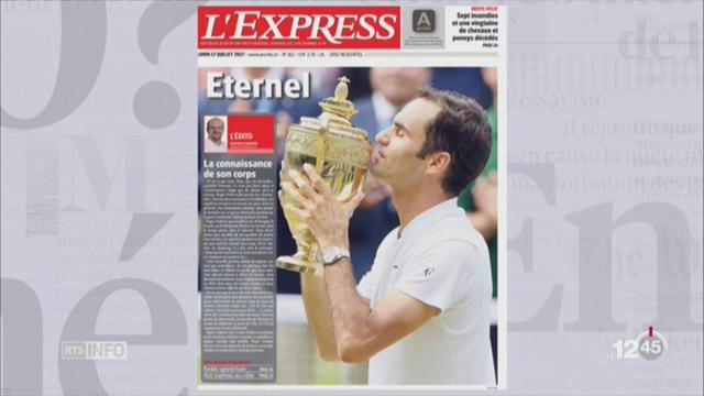 Tennis - Victoire de Federer à Wimbledon: la revue de presse
