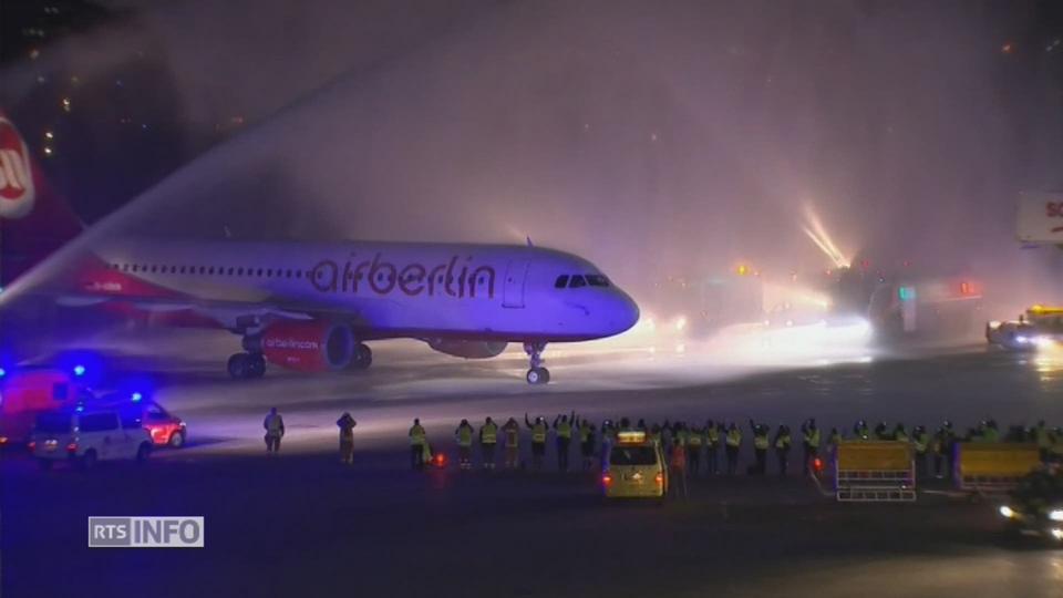 Le dernier atterrissage d'un avion d'Air Berlin