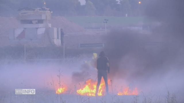 Heurts entre des Palestiniens et la police israélienne à Gaza