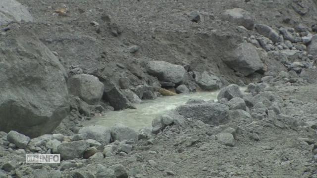 Travaux de déblaiement dans le Val Bregaglia