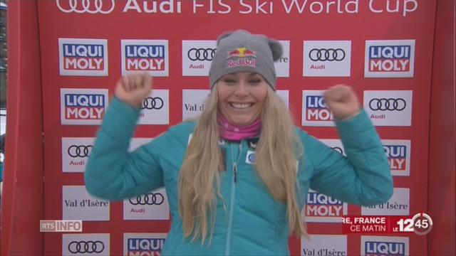 Ski alpin - Super-G Val d’Isère: Lindsay Vonn retrouve le goût de la victoire